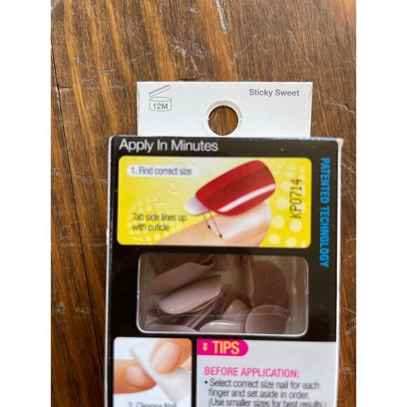 Bundle (2) Impress Tweetheart,Kiss Sticky Sweet Press On Manicure Nails - Picture 5 of 6